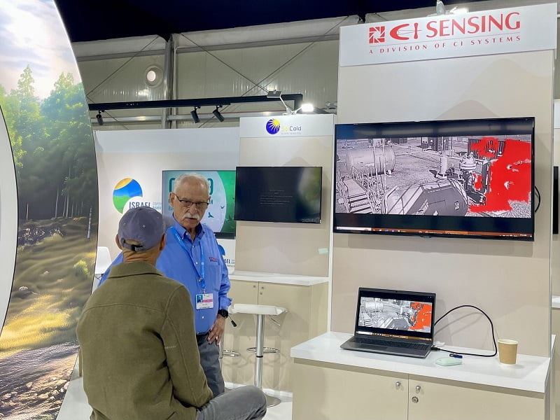 CI Sensing booth at Cop 29 in Azerbaijan