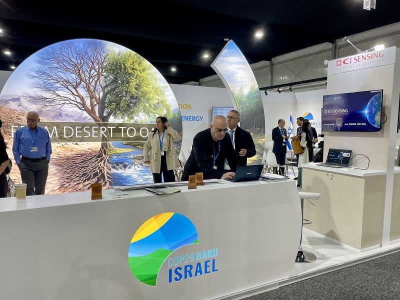 CI Sensing booth at Cop 29 in Azerbaijan (United Nations Climate Change Conference)